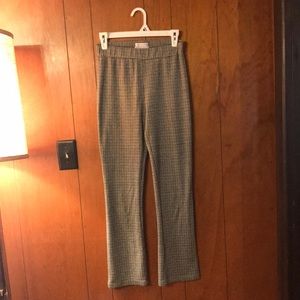 Urban outfitters plaid flare pants